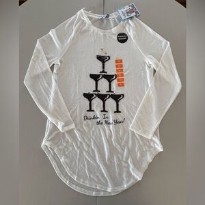 ROCKIN’ AROUND | ladies sequin New Years top. Size: M